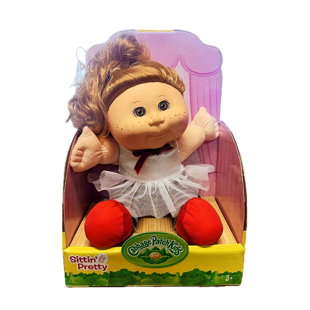 12" Cabbage Patch Kids Sittin Pretty Doll White Tutu Fashion