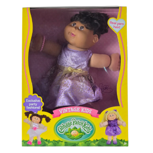 Cabbage Patch Kids Vintage Kids 14"- Purple Dress