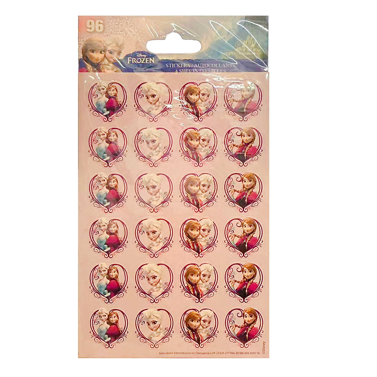 Disney & Marvel Kids Sticker Sheets - Choice of Frozen, Mickey, Spider-Man or Ninja Turtles