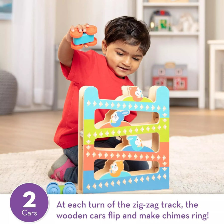 Melissa & Doug First Play Roll & Ring Ramp Tower