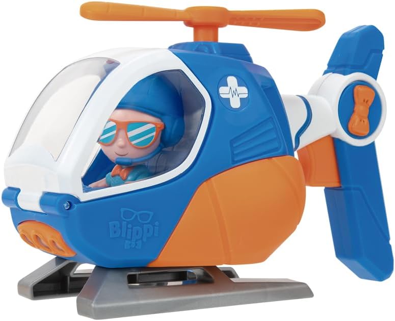 Blippi Air Rescue Helicopter Lights Up Toy 3+