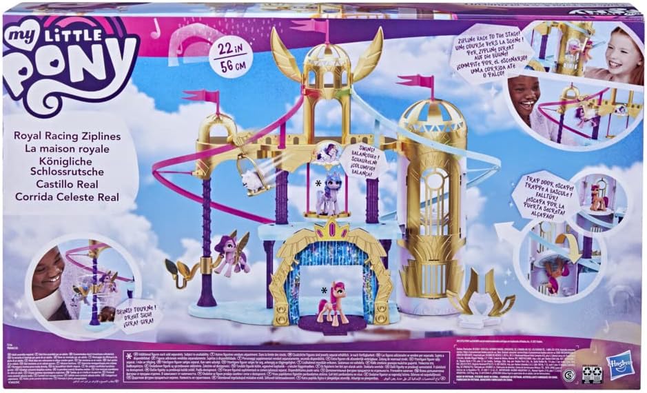 Hasbro My Little Pony Royal Racing Ziplines Castle 22 Inch (56cm) Playset