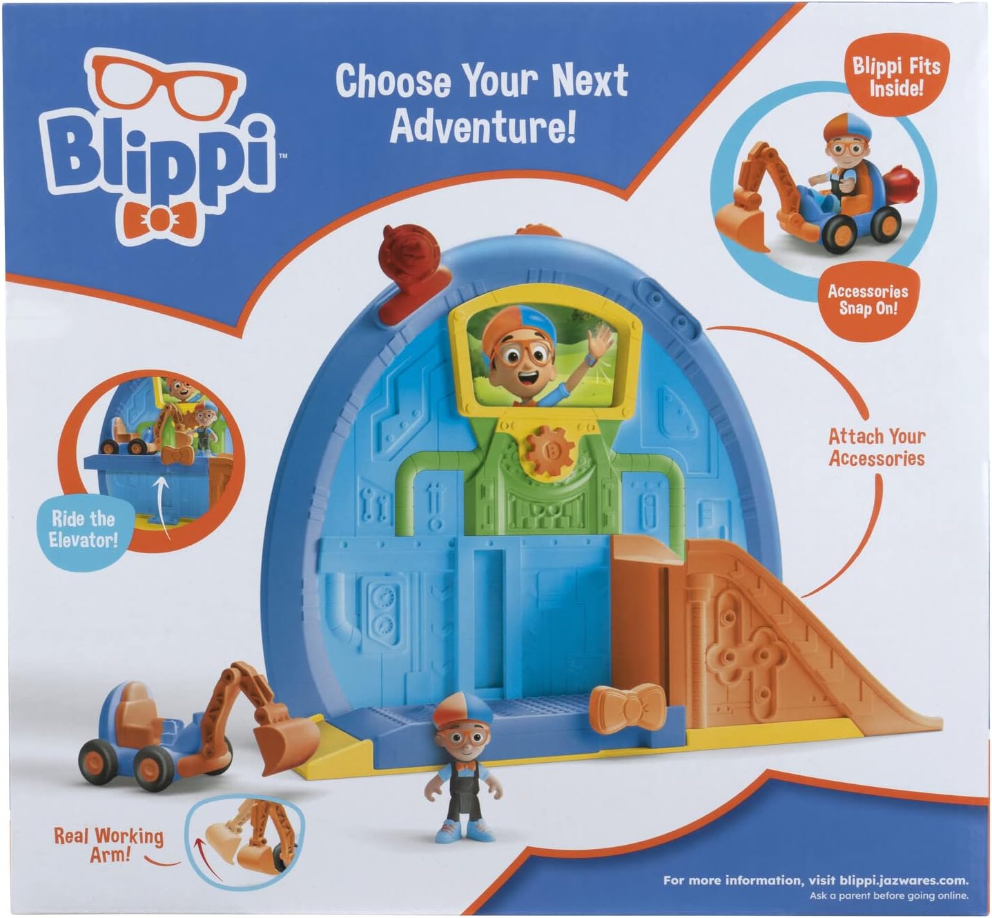 Blippi Wonders Station Playset Toy 3+