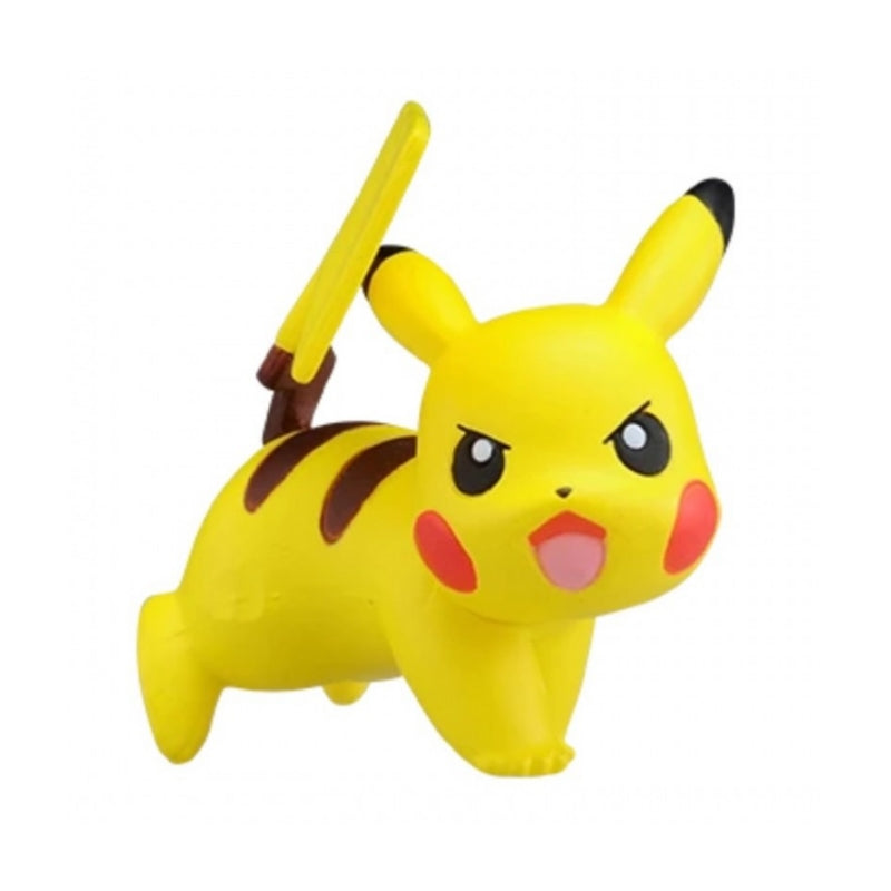 Takara Tomy Pokemon ASIA Limited Moncolle-EX Electric Pikachu Battle Pose Toy Figure