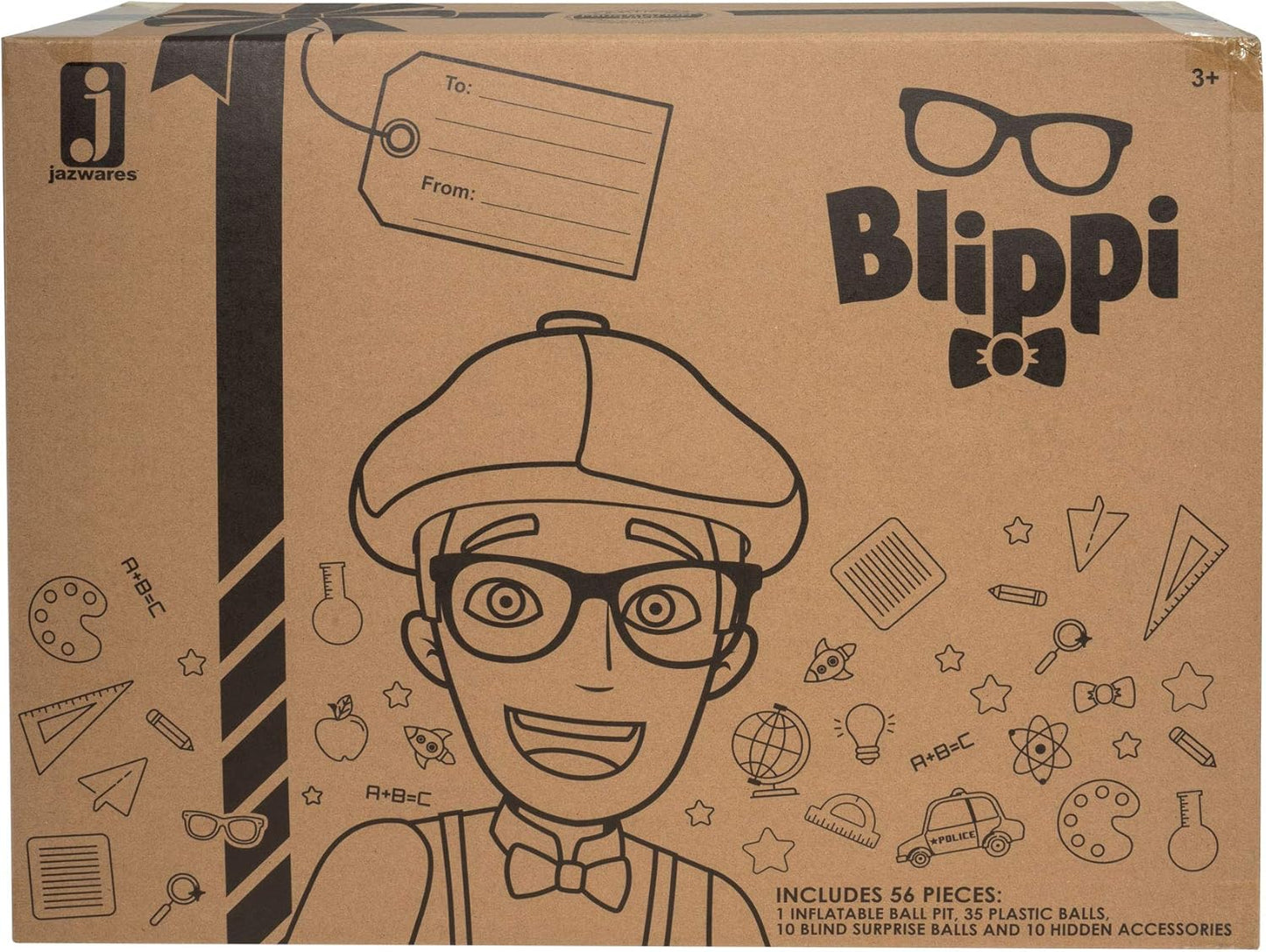 Blippi Mystery Ball Pit Adventure Playset Includes 36 Pcs