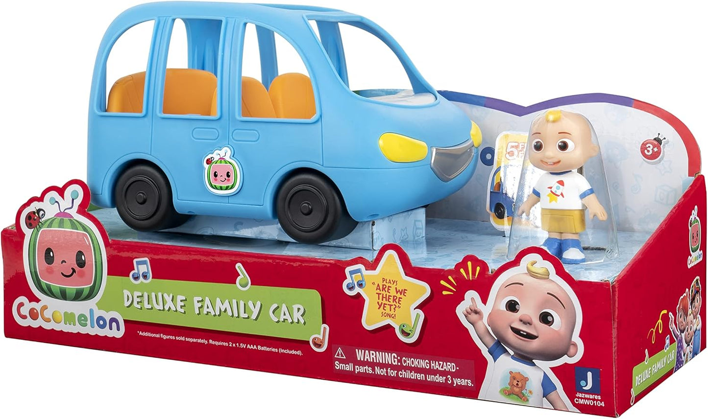 Cocomelon Kids Deluxe Family Fun Car Toy and Action Figure (Russian Version)