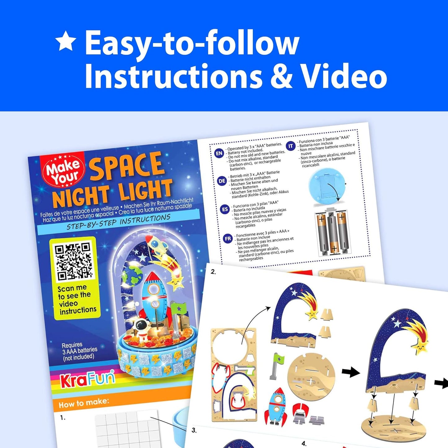 KraFun Make Your Own Space Night Lights