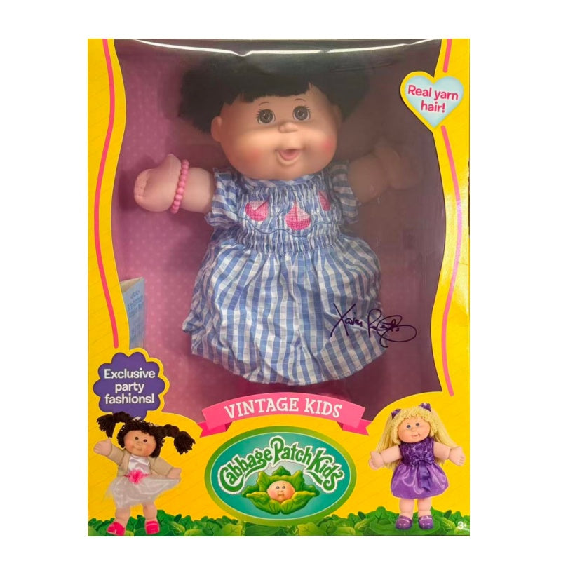 Cabbage Patch Kids Vintage Kids 14"- Classic Blue & White Stripe Dress