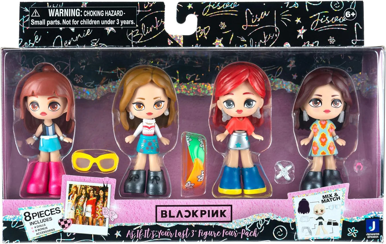 Jazware BLACKPINK 3" Figure Four Dolls Pack
