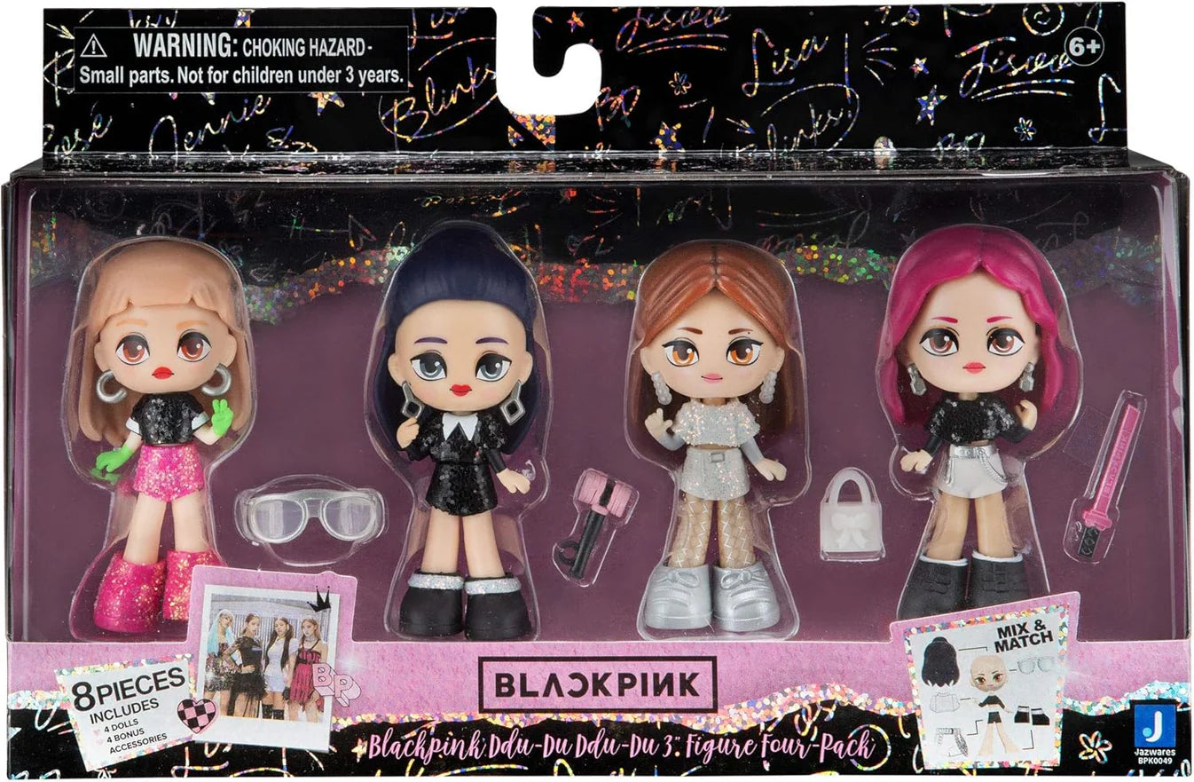 Jazware BLACKPINK 3" Figure Four Dolls Pack