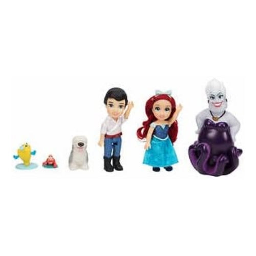 Disney Princess The Little Mermaid Petite Action Figures Deluxe Gift Set