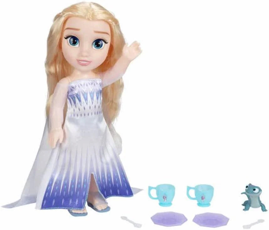 Disney Frozen Princess Toy Doll Tea Time with Ariel and Flounder/Belle and Mrs. Potts/Elsa & Bruni