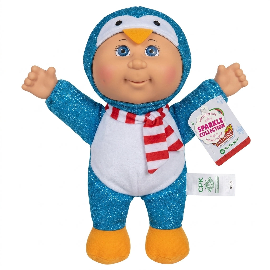 Cabbage Patch Kids Cuties Holiday Helpers Tux Penguin Christmas 9 inch Doll