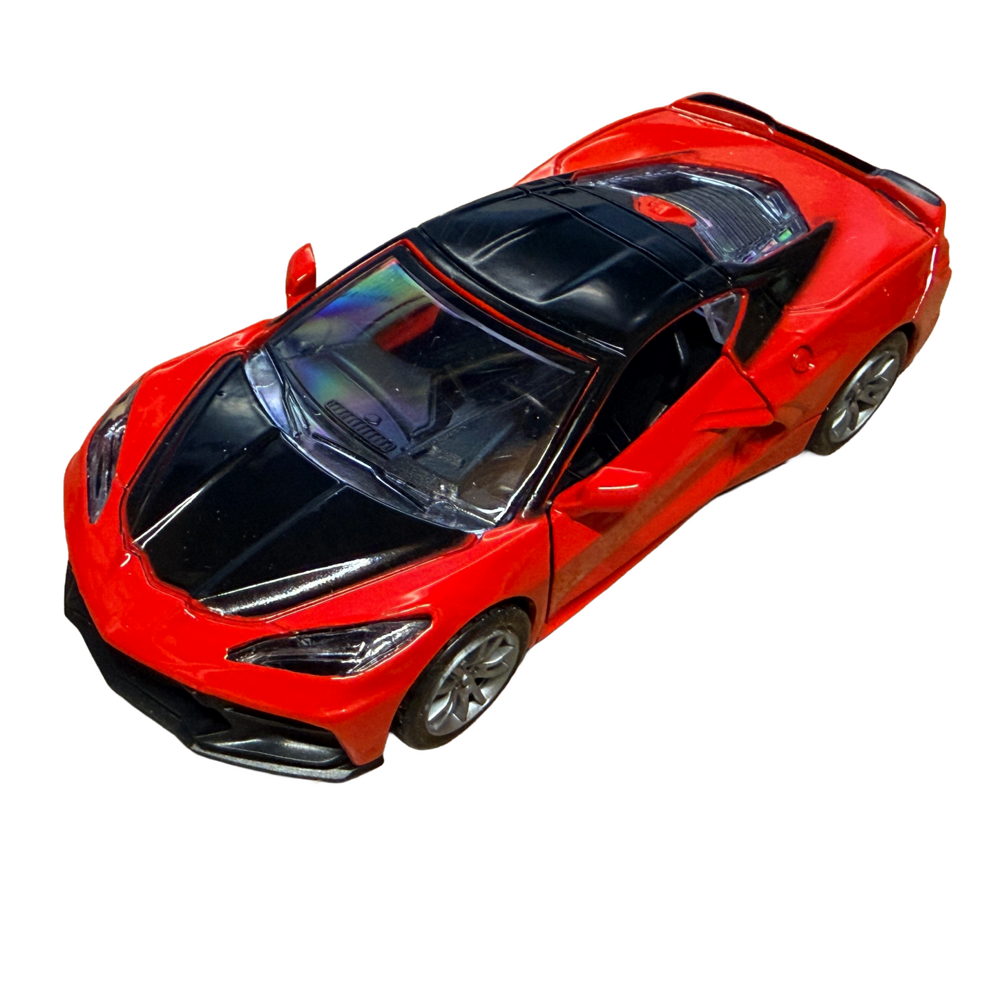 5" Die-Cast Alloy Pull-Back Racing Vehicle Sports Car Toy Model Set - Red