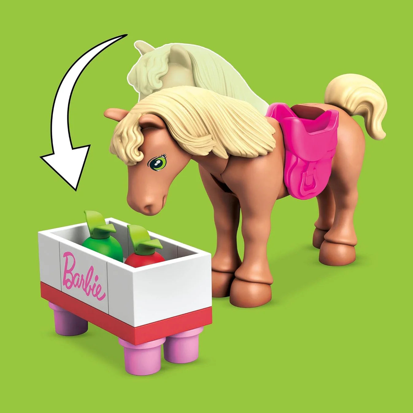 MEGA Barbie Building Sets Horse Jumping 73pcs /Farmer's Market 90pcs