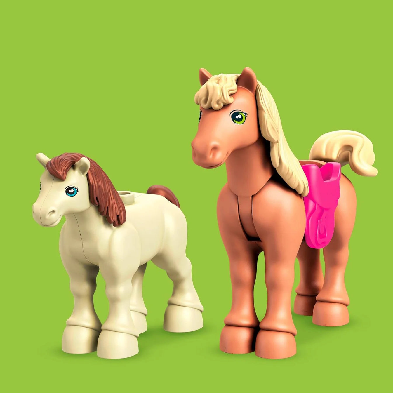 MEGA Barbie Building Sets Horse Jumping 73pcs /Farmer's Market 90pcs