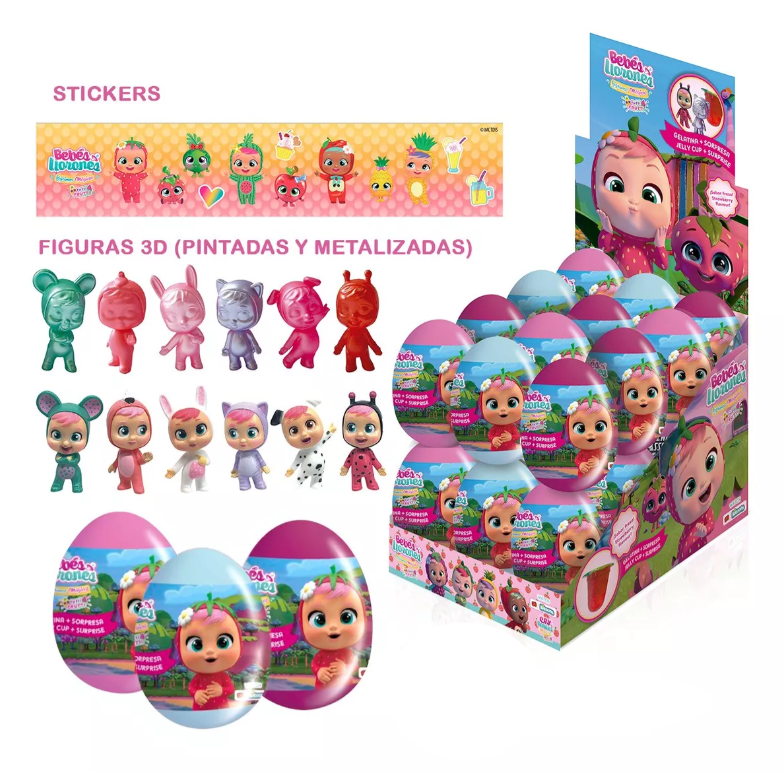 24pcs Bebés llorones Cry Babies Magic Tears Surprise Egg Action Figures