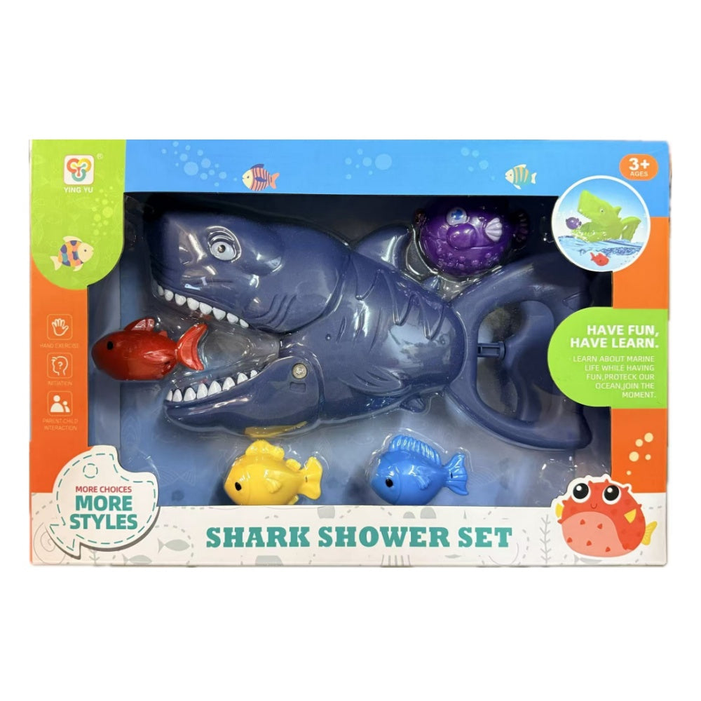 Shark Catcher Bite Bath Shower Set Kids Water Toy