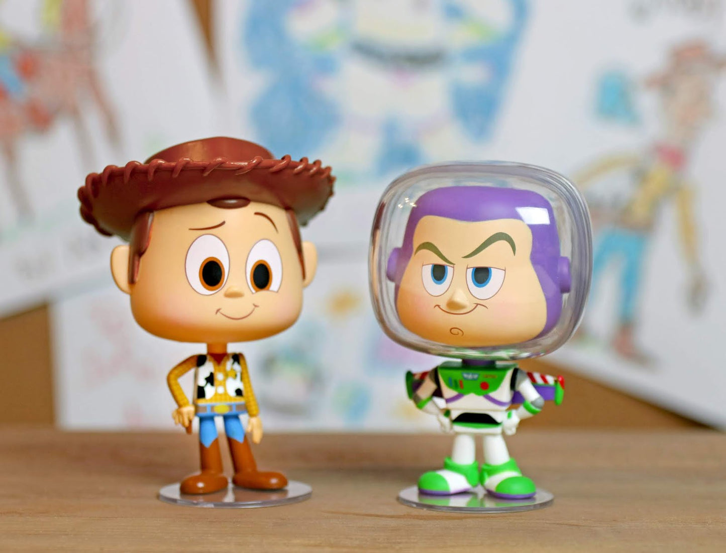 Funko Disney Pixar Toy Story Woody + Buzz Lightyear Vynl Action Figure