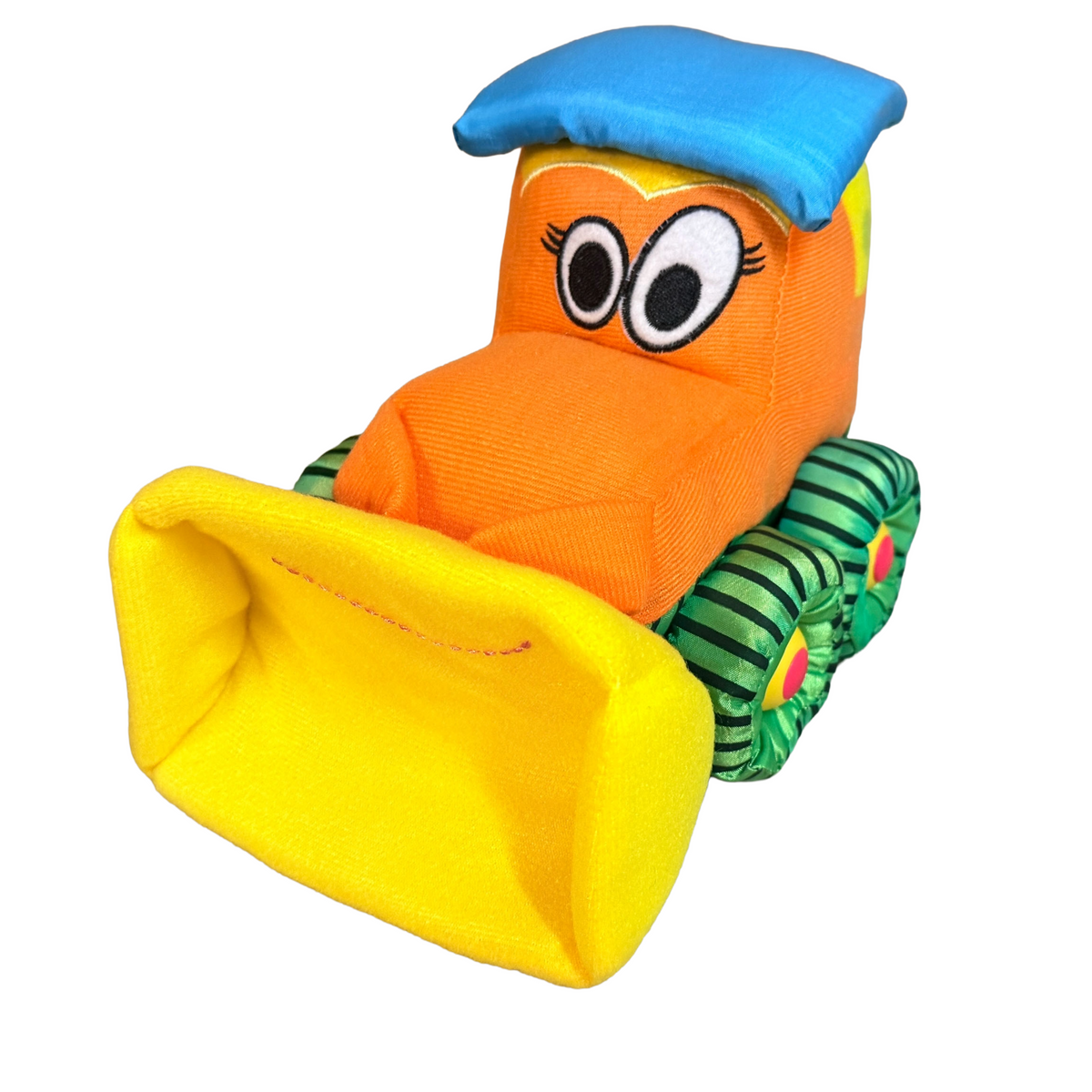 Musical Plush Bulldozer Toy for Toddlers