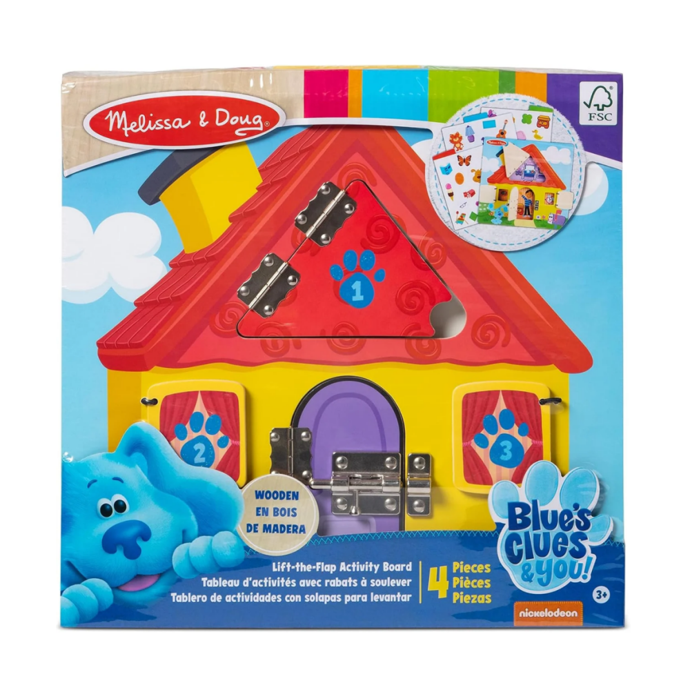 Melissa & Doug Lift-The-Flap Activity Board