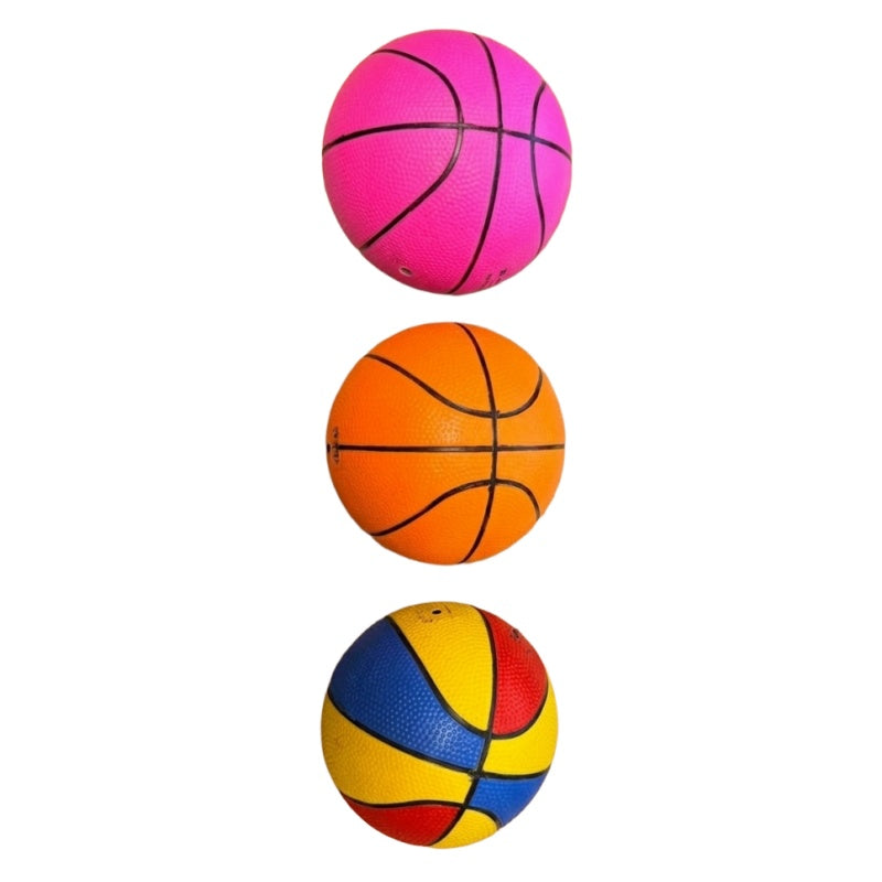 6-Pack Inflatable Toy Soccer Balls and Basketballs