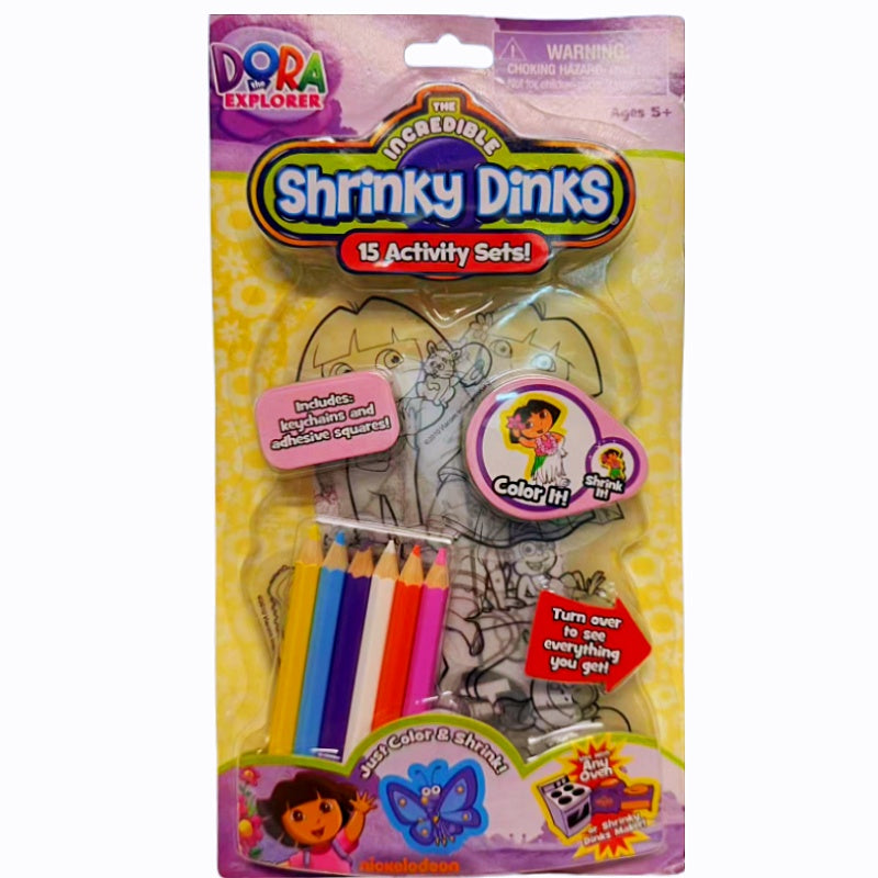 Nickelodeon Dora the Explorer The Incredible Shrinky Dinks 15 Activity Sets