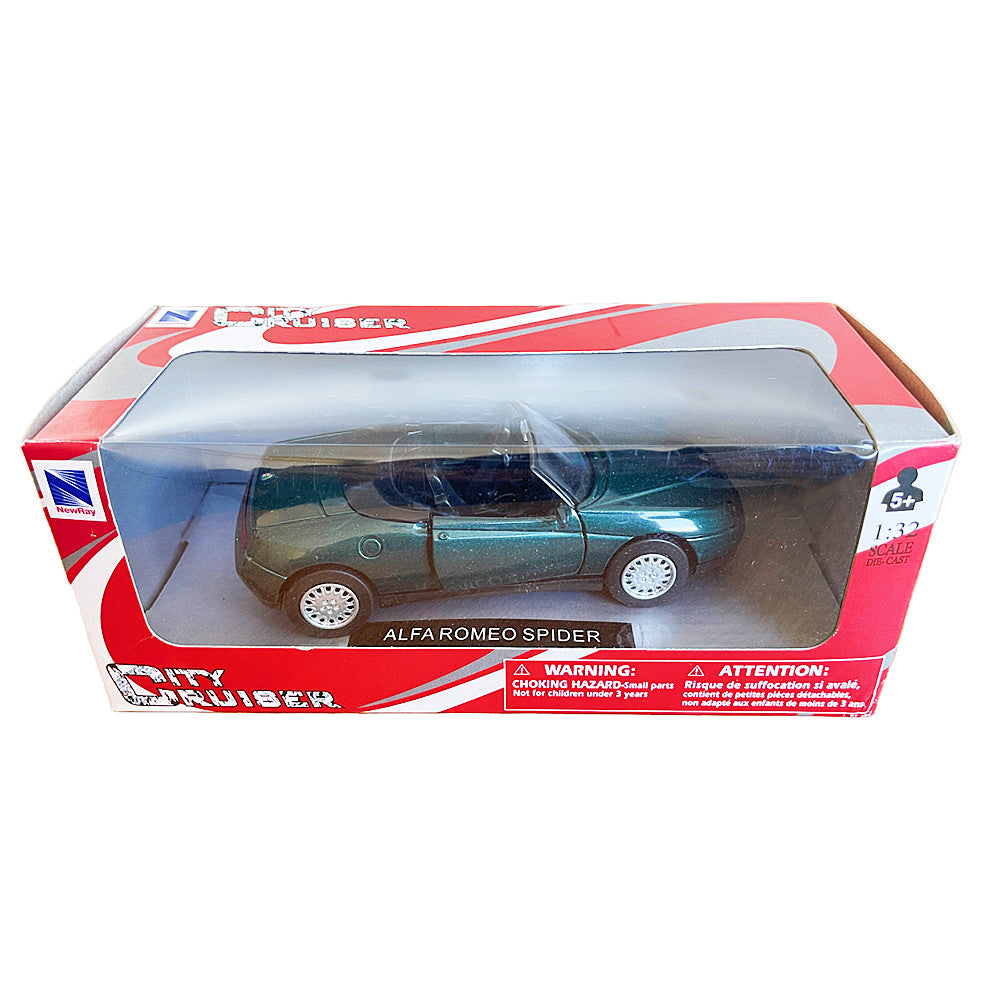 New Ray Alfa Romeo Spider Metal Die Cast Car