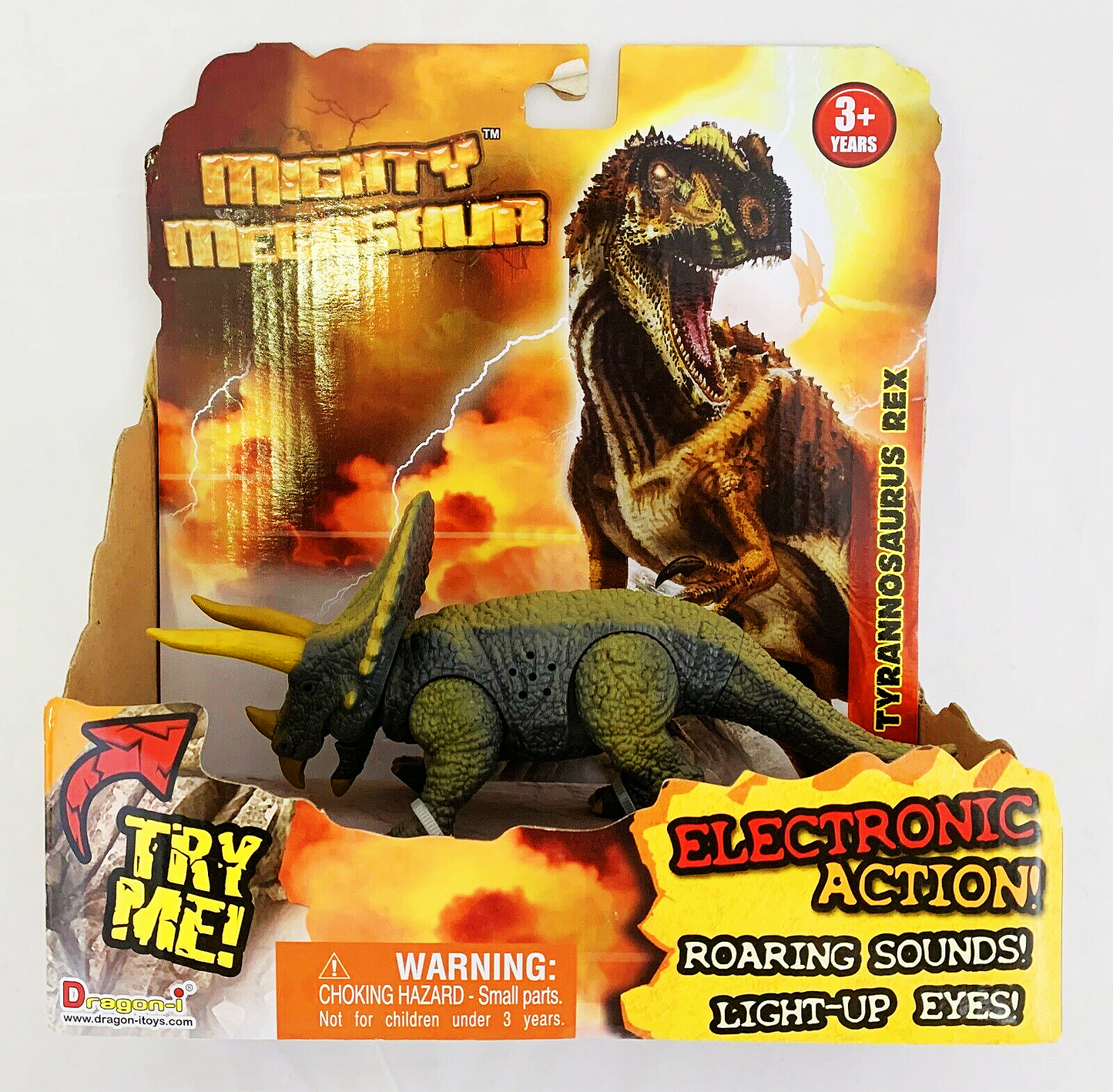 Mighty Megasaur Electronic Action Dinosaur Roaring Sound Light-up Eye