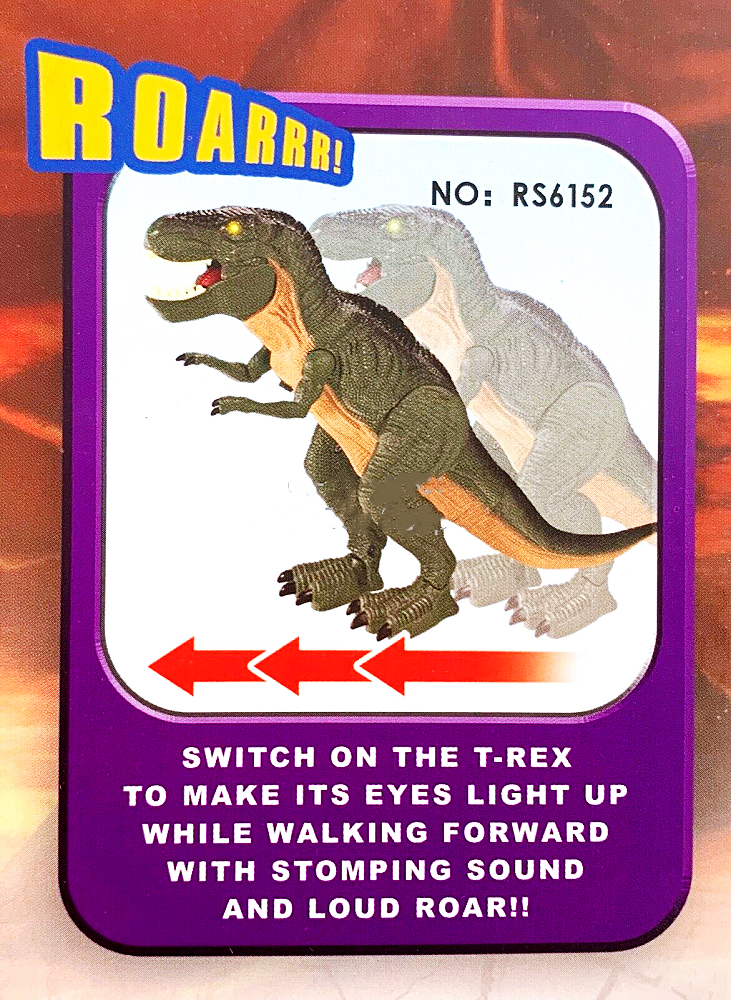 Dinosaur Planet Battery Operated Tyrannosaurus Rex Spinosaurus