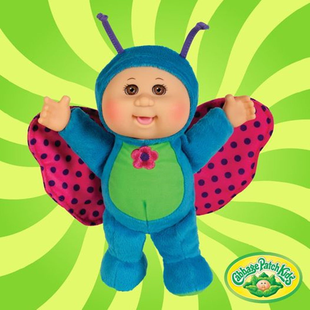 Cabbage Patch Kids 9" Rainforest Friends Beatrix Butterfly Cutie Baby Doll Toy