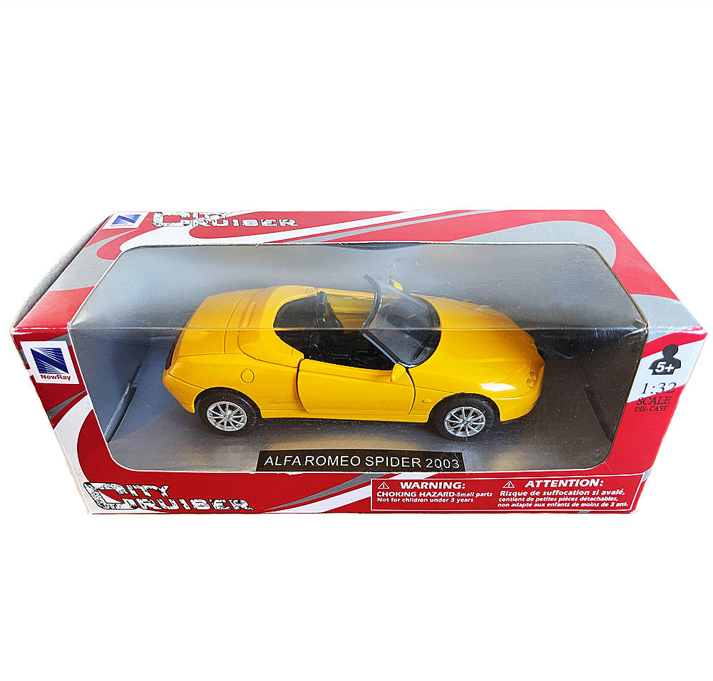New Ray Alfa Romeo Spider 2003 Metal Die Cast Car
