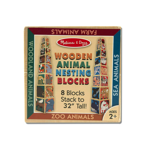 Melissa and doug wooden nesting blocks sales