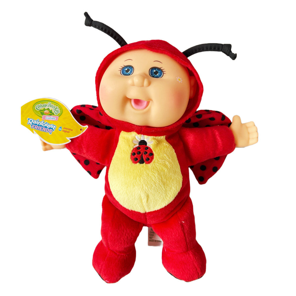 Cabbage Patch Kids 9" Rainforest Friends Liza Ladybug Cutie Baby Doll Toy