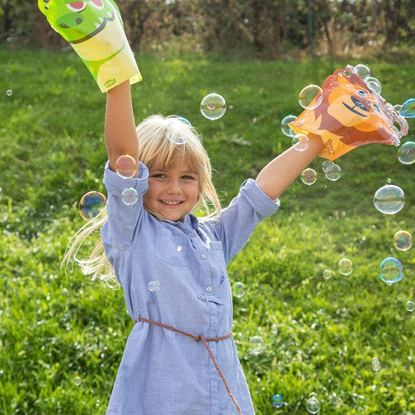 Box of 24 Pieces Zing Glove A Bubble Wave and Play Outdoor Toy