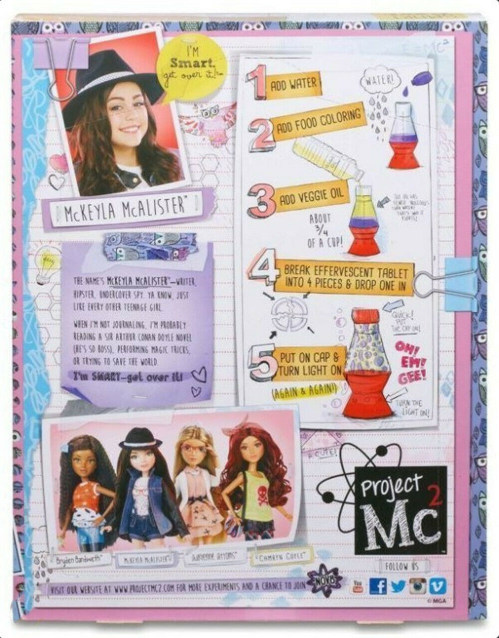Project Mc2 Doll with Experiment McKeyla's Lava Light