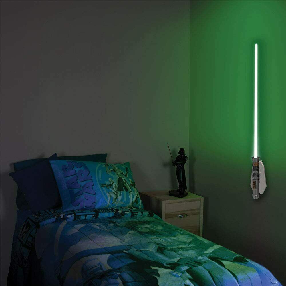 Remote Control Star Wars Lightsaber Room Light Obi-Wan Kenobi & Luke Skywalker