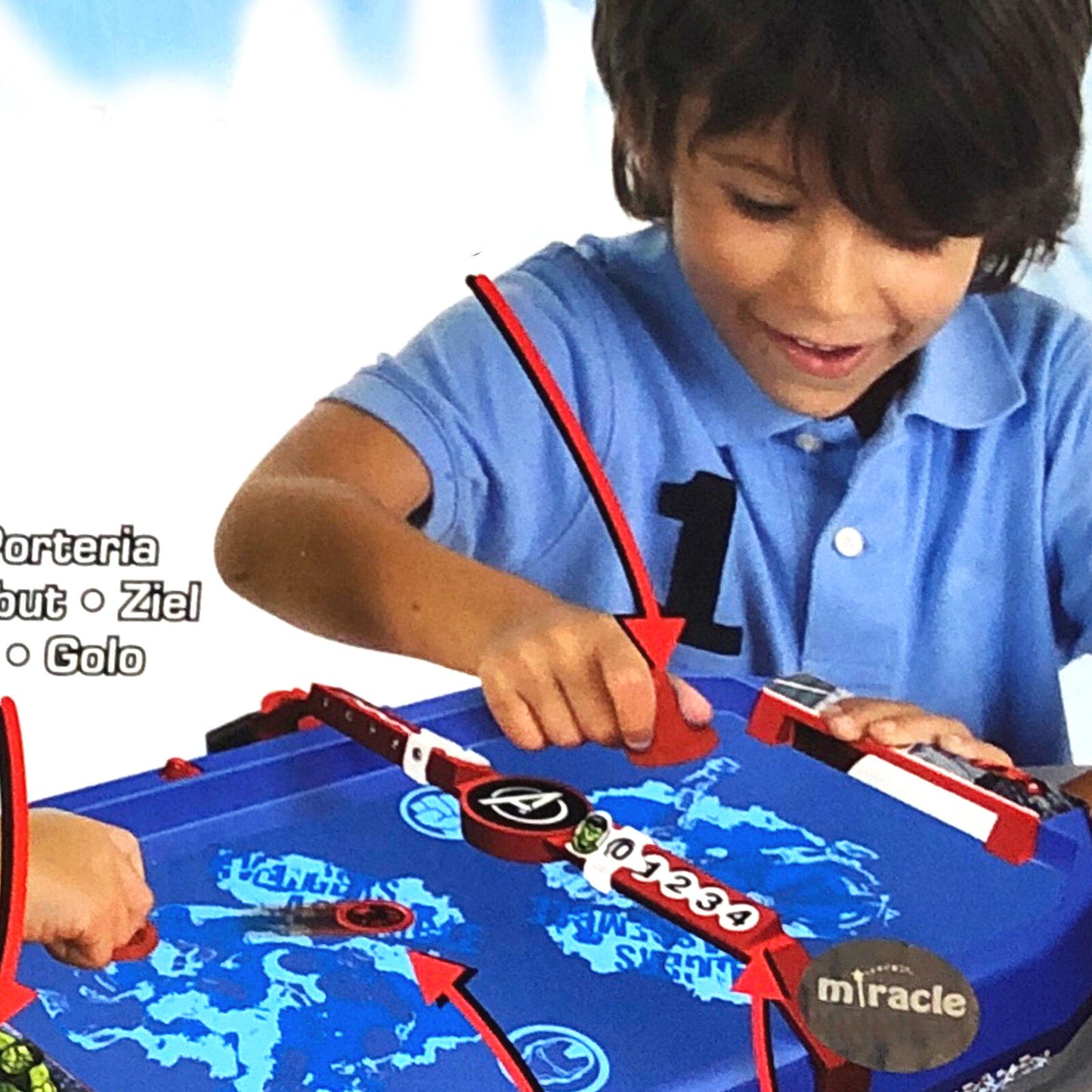 Marvel Avengers Tabletop Air Hockey Game Party