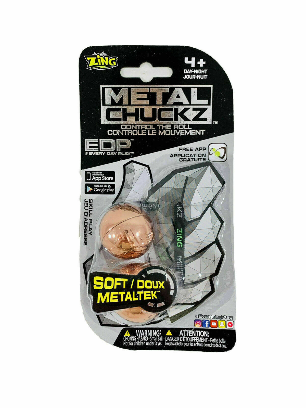 Zing Metal Chuckz Control the Roll Toy