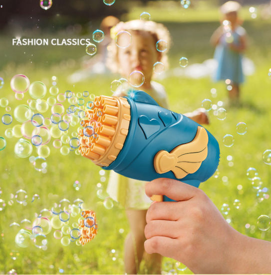 26 Holes Kids Toys Bubble Gun