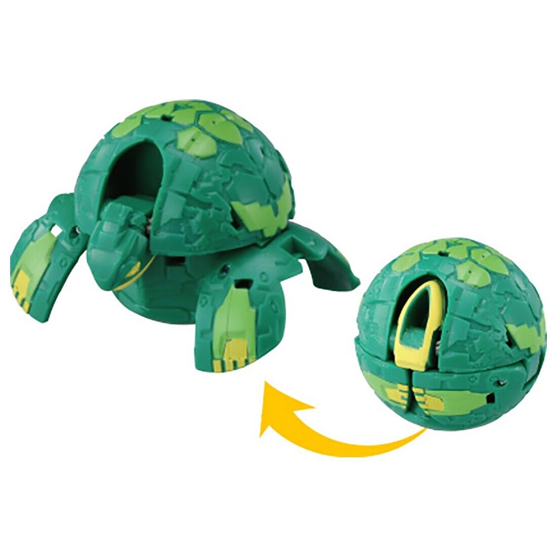 Bakugan Battle Planet, Turtonium, 3 Inch Collectible Action Figures - 2 Bakucores, 1 Card