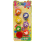 Kids Mini Ink Stamper Set (7-Piece) With Ink Pad Included