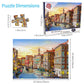 Jigsaw Puzzle Set – 1000 Pieces Each – 3 Assorted Designs Included – Fun Puzzle Game for Adults and Teens