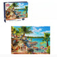 Jigsaw Puzzle Set – 1000 Pieces Each – 3 Assorted Designs Included – Fun Puzzle Game for Adults and Teens