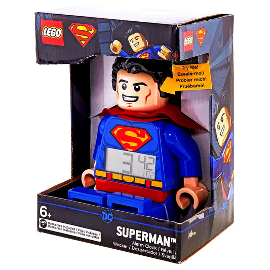 DC LEGO Superman Digital Alarm Clock