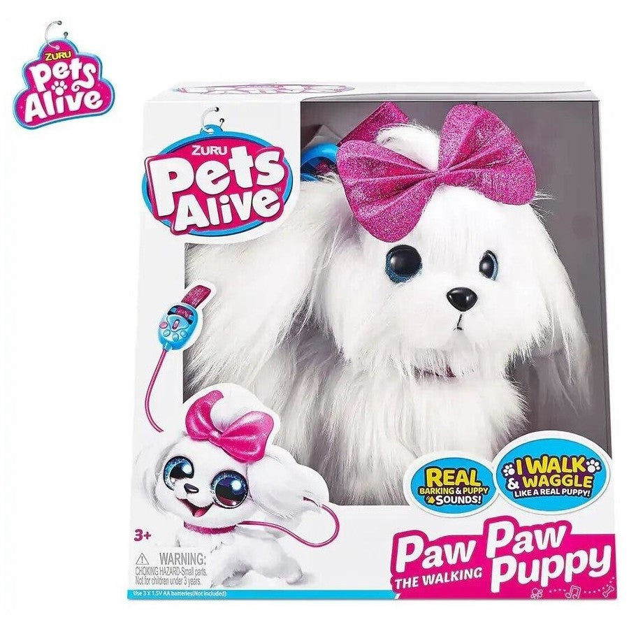 Zuru Pets Alive Lil Paw Paw The Walking Puppy Dog