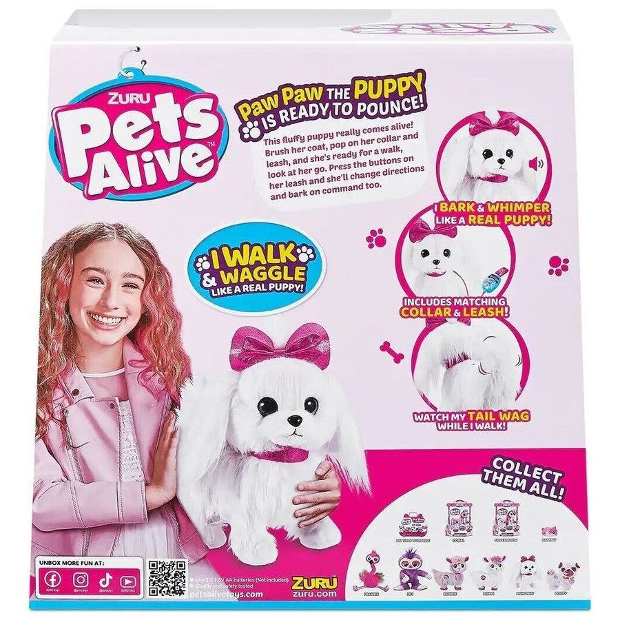 Zuru Pets Alive Lil Paw Paw The Walking Puppy Dog