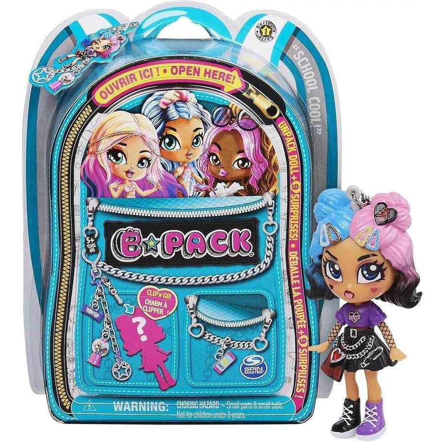 B Pack 3.5-inch Collectible Doll with 9 Surprises Series 1