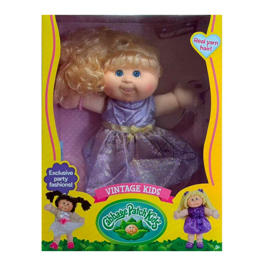 14" Cabbage Patch Kids Vintage Kids - Purple Dress