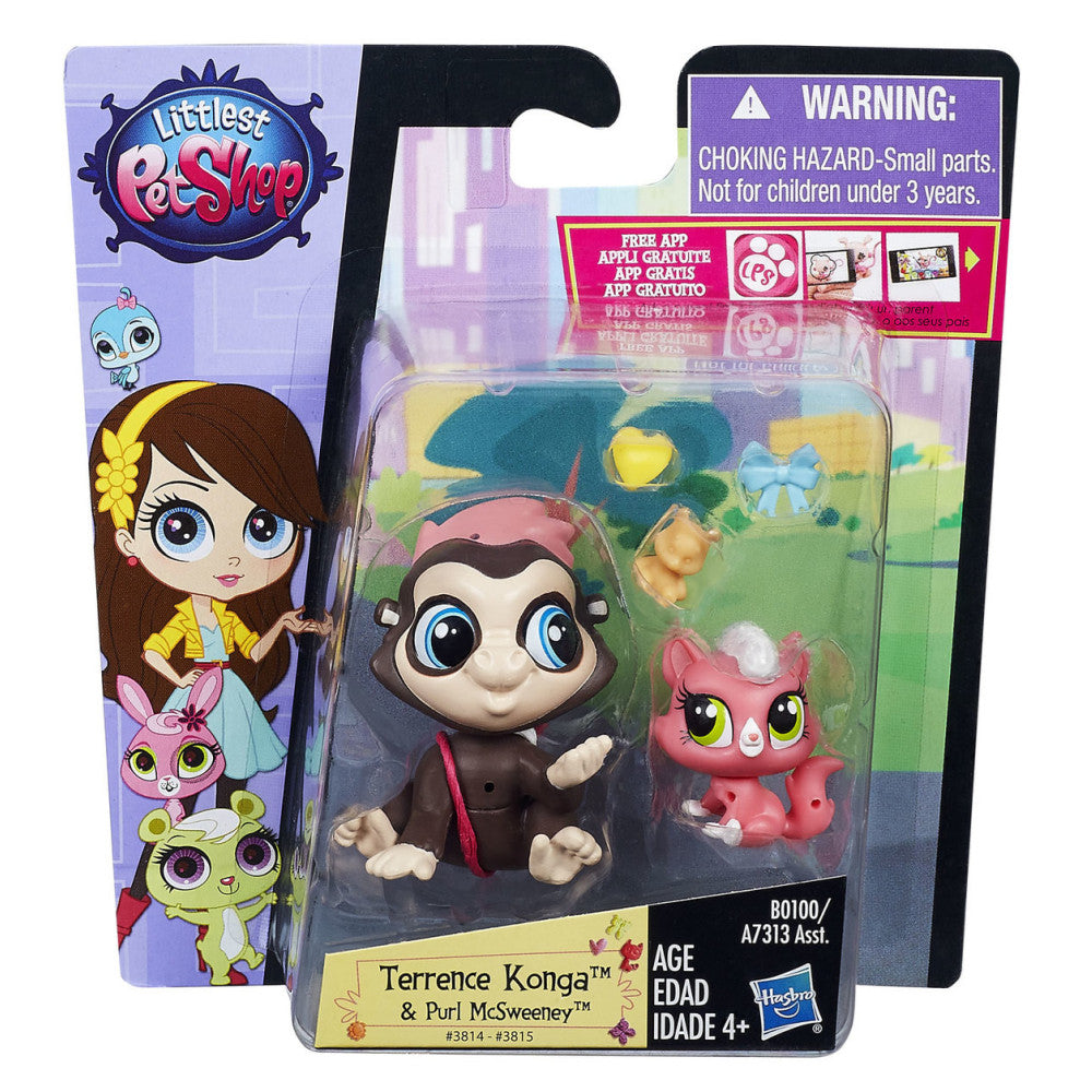 6 X Hasbro Littlest Pet Shop Includes: Pet, Pet Friends & Deco Bits Action Figure Bundle
